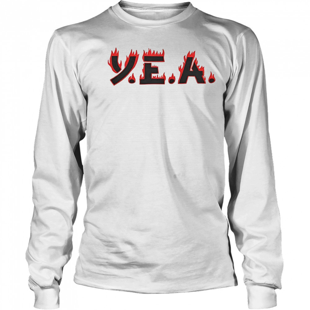 Your Everyday Asian YEA Flame T-Shirt Long Sleeved