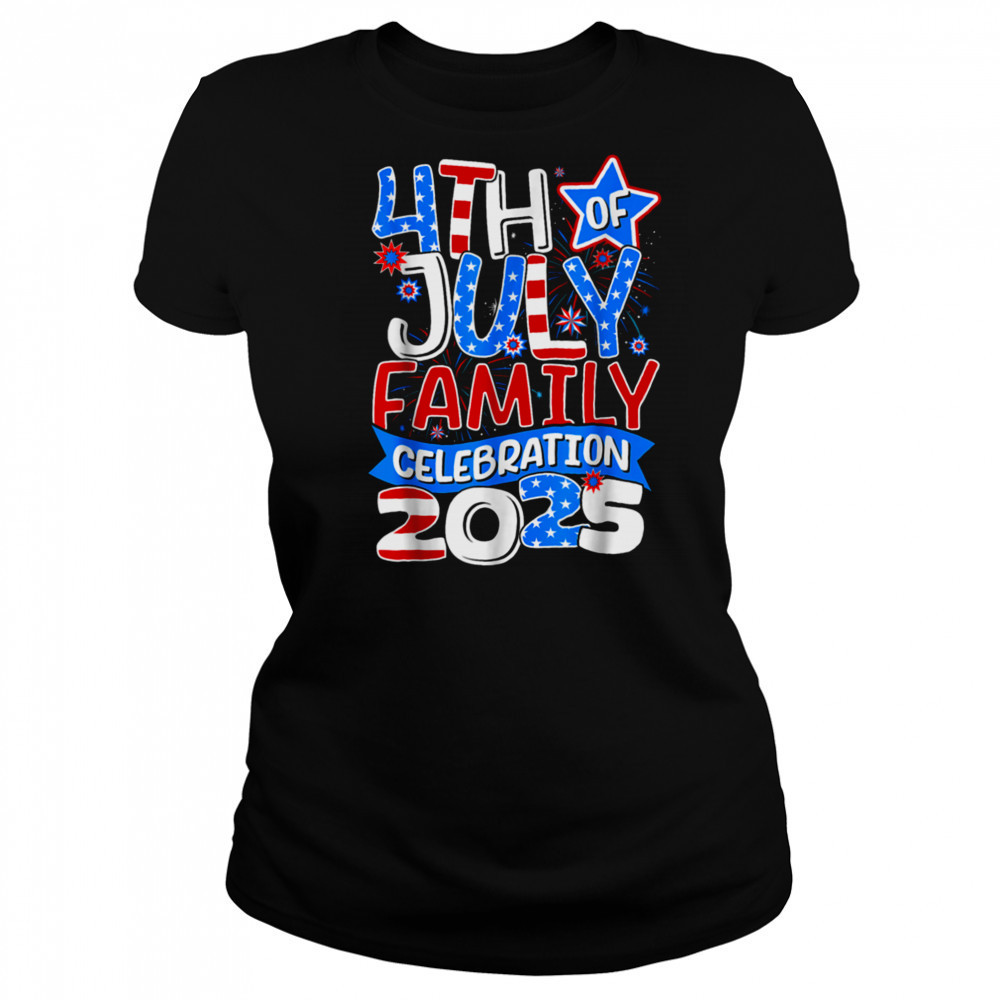4th Of July Family Celebration 2025 Family Matching Group T Shirt Women's T-shirt