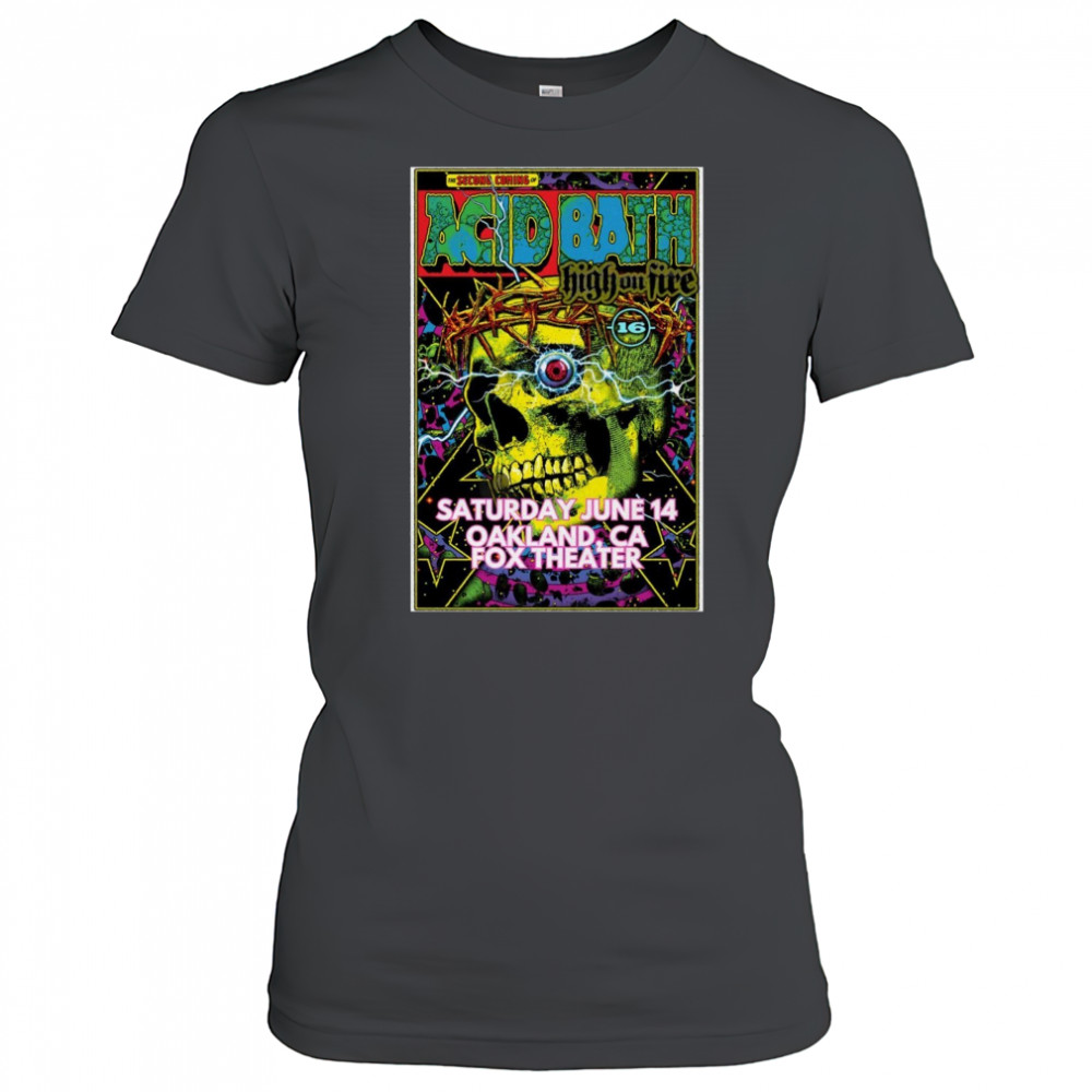 Acid Bath 2025 Oakland CA Poster T-Shirt Women's T-shirt
