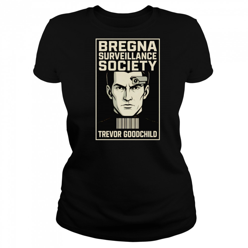 Aeon Flux Bregna Surveillance Society Trevor Goodchild shirt Women's T-shirt