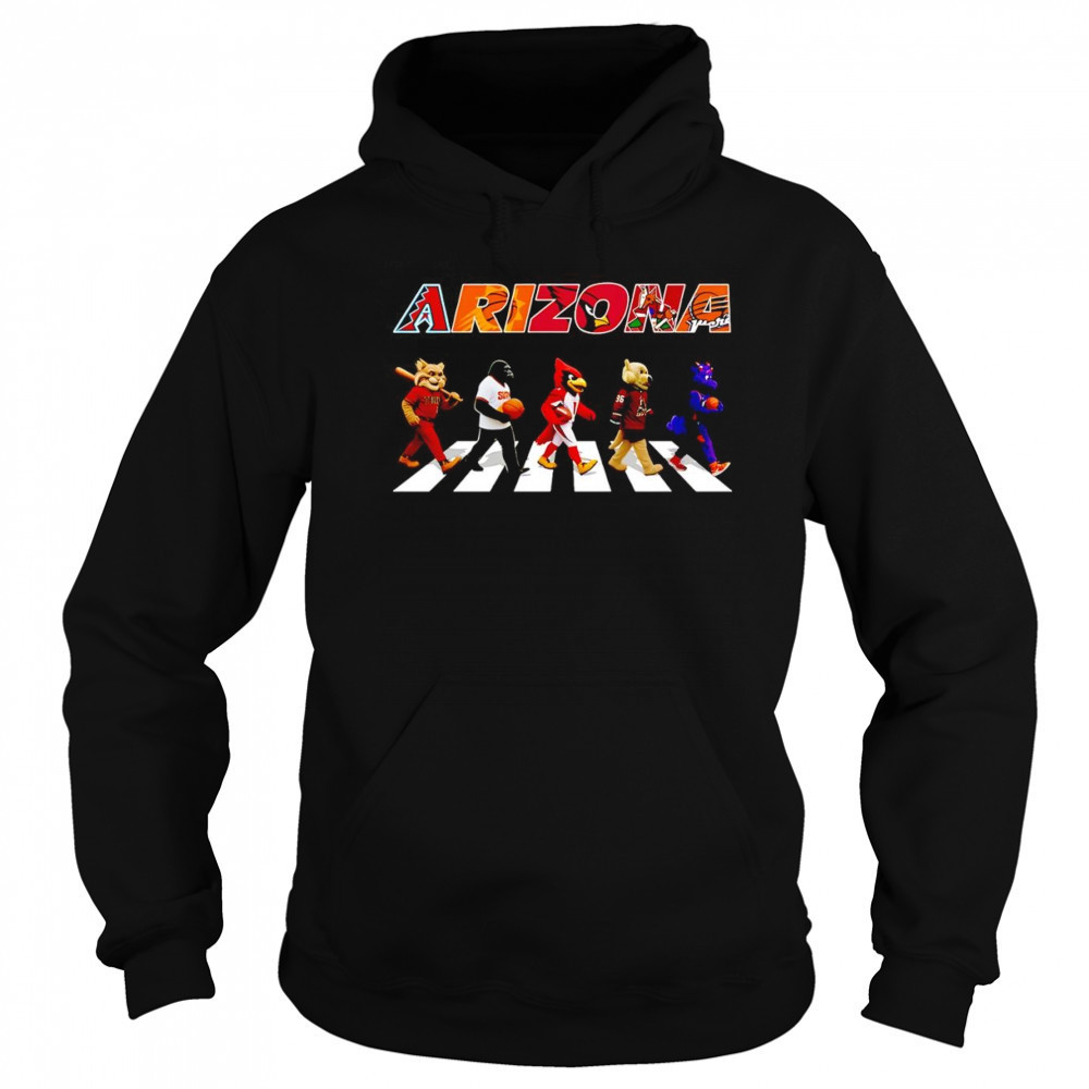 Arizona sports mascot Abbey Road cross road shirt Sweatshirt