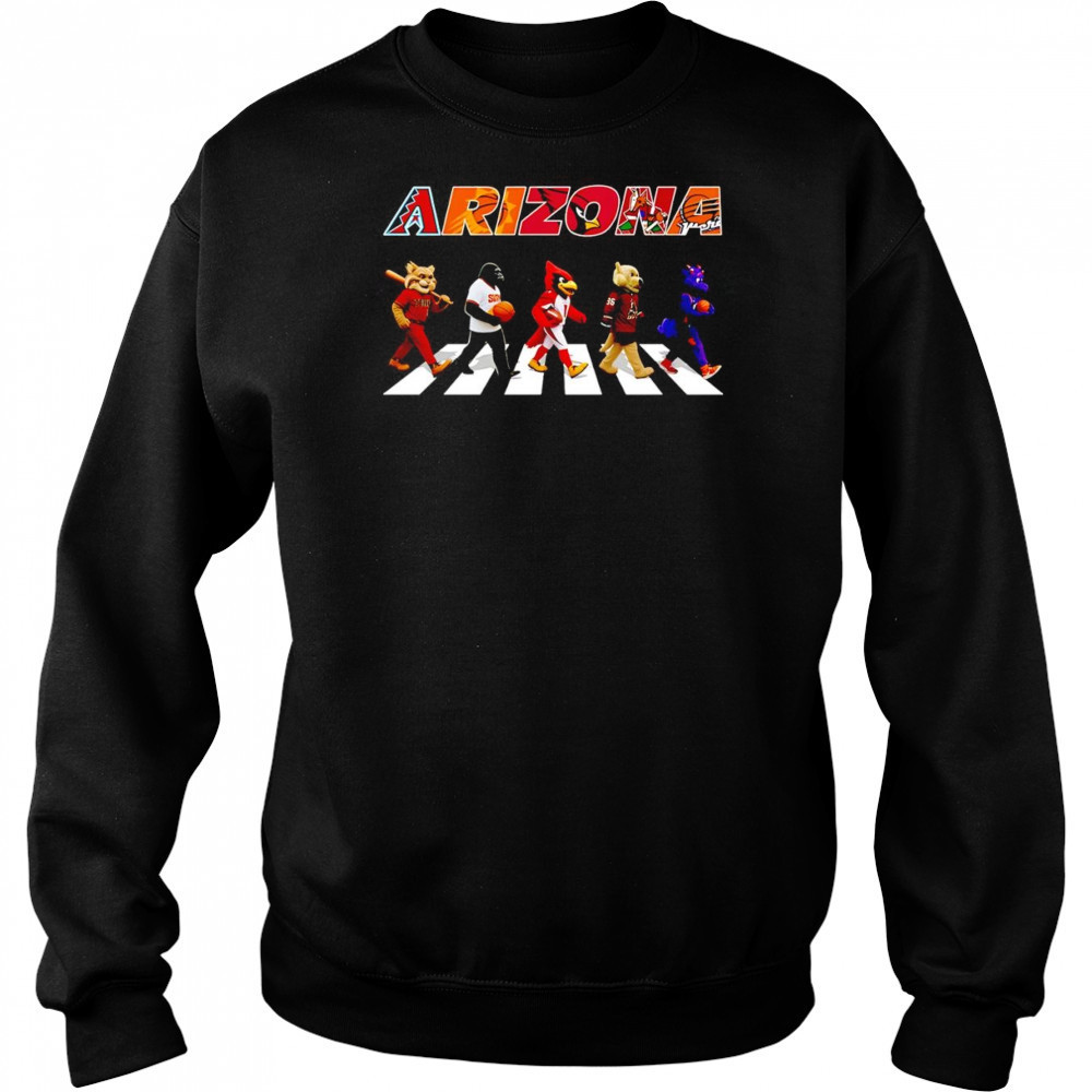 Arizona sports mascot Abbey Road cross road shirt Hoodie