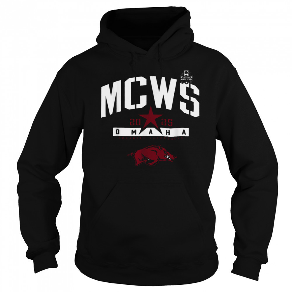 Arkansas Razorbacks College World Series 2025 MCWS Baseball T Shirt Sweatshirt