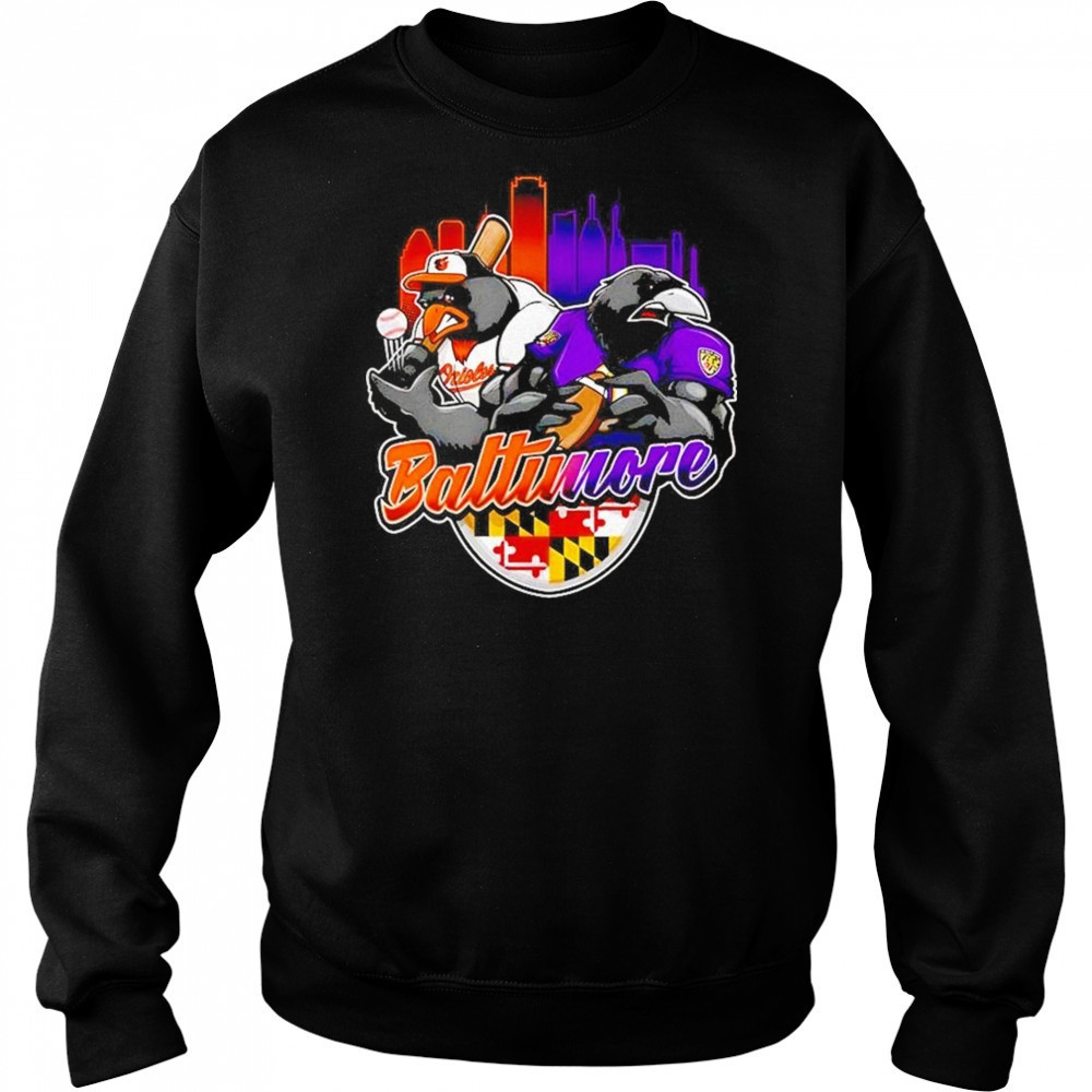 Baltimore Sports Team Mascot 2025 Shirt Hoodie