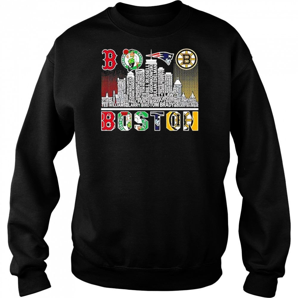 Boston Skyline City Sports Team Logo 2025 Shirt Hoodie