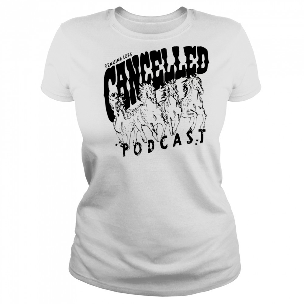 Cancelled Podcast Genuine Lore vintage shirt Women's T-shirt