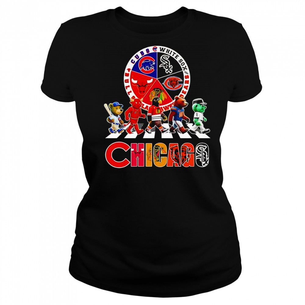 Chicago sports mascot Abbey Road logo shirt Women's T-shirt