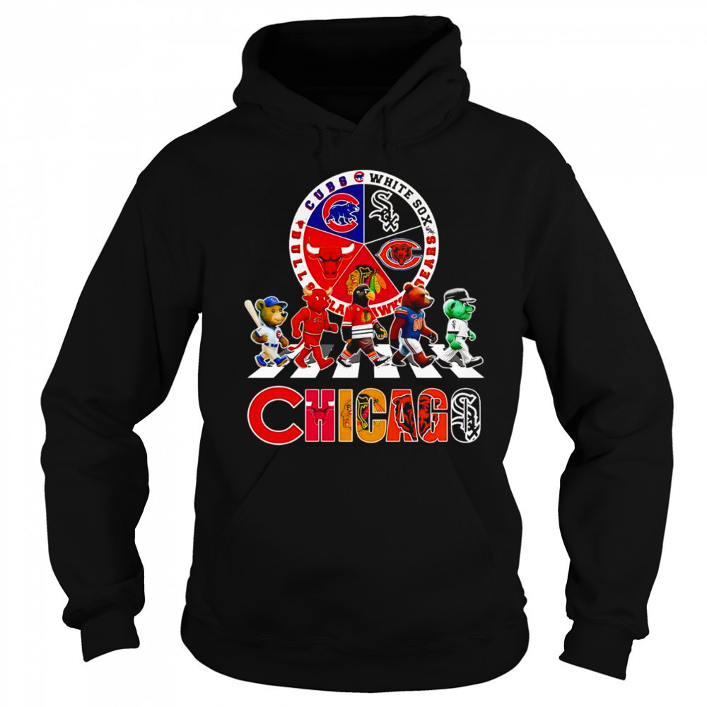 Chicago sports mascot Abbey Road logo shirt Sweatshirt