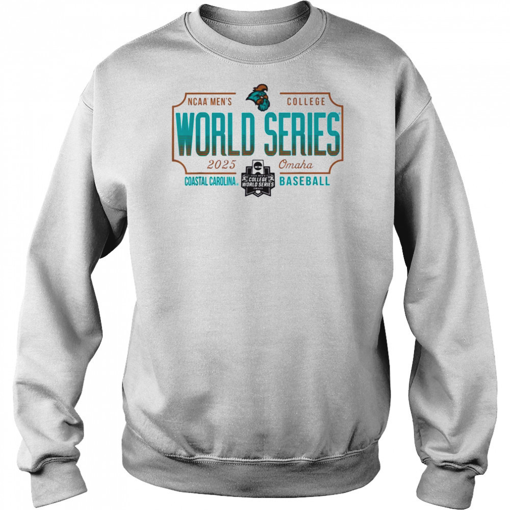 Coastal Carolina Chanticleers MCWS 2025 College World Series T Shirt Hoodie