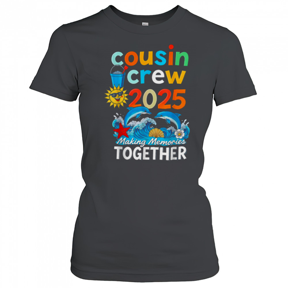 Cousin crew 2025 Family Trips Matching Summer Vacation Beach T Shirt Women's T-shirt