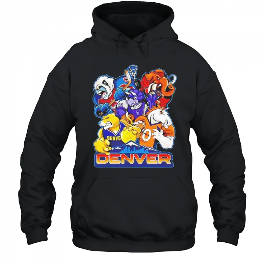 Denver Sports Team Mascot 2025 Shirt Hoodie