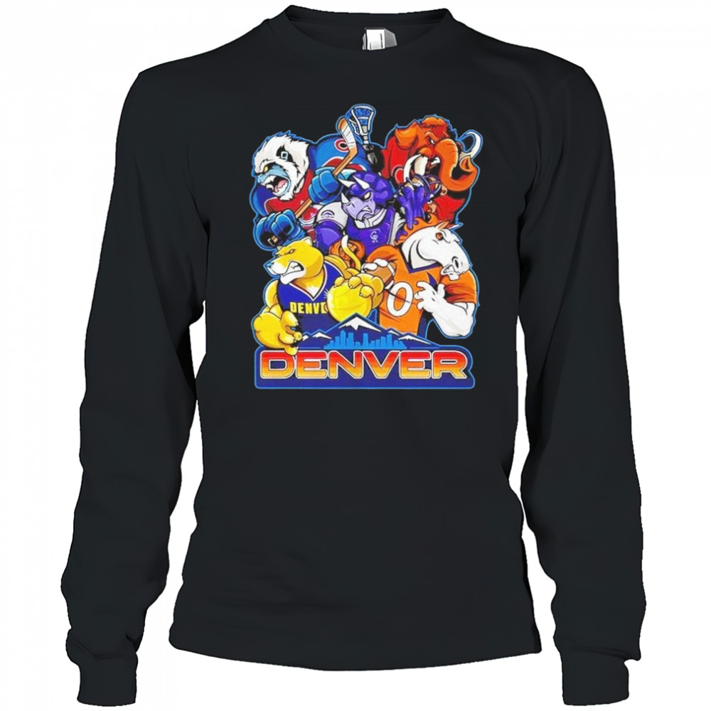 Denver Sports Team Mascot 2025 Shirt Long Sleeved