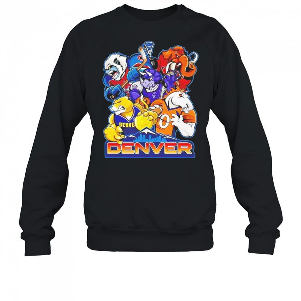 Denver Sports Team Mascot 2025 Shirt Sweatshirt