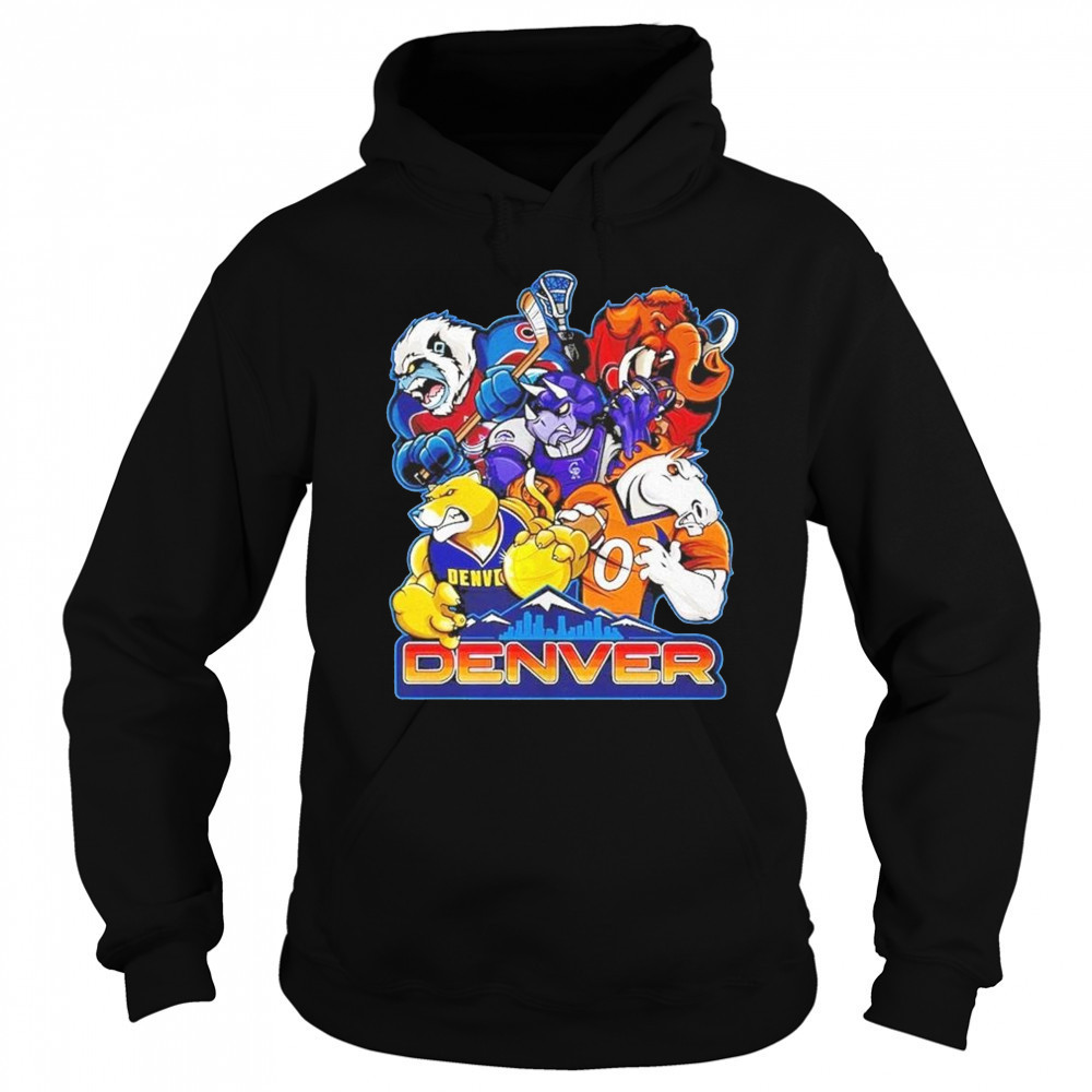 Denver Sports Team Mascot 2025 Shirt Sweatshirt