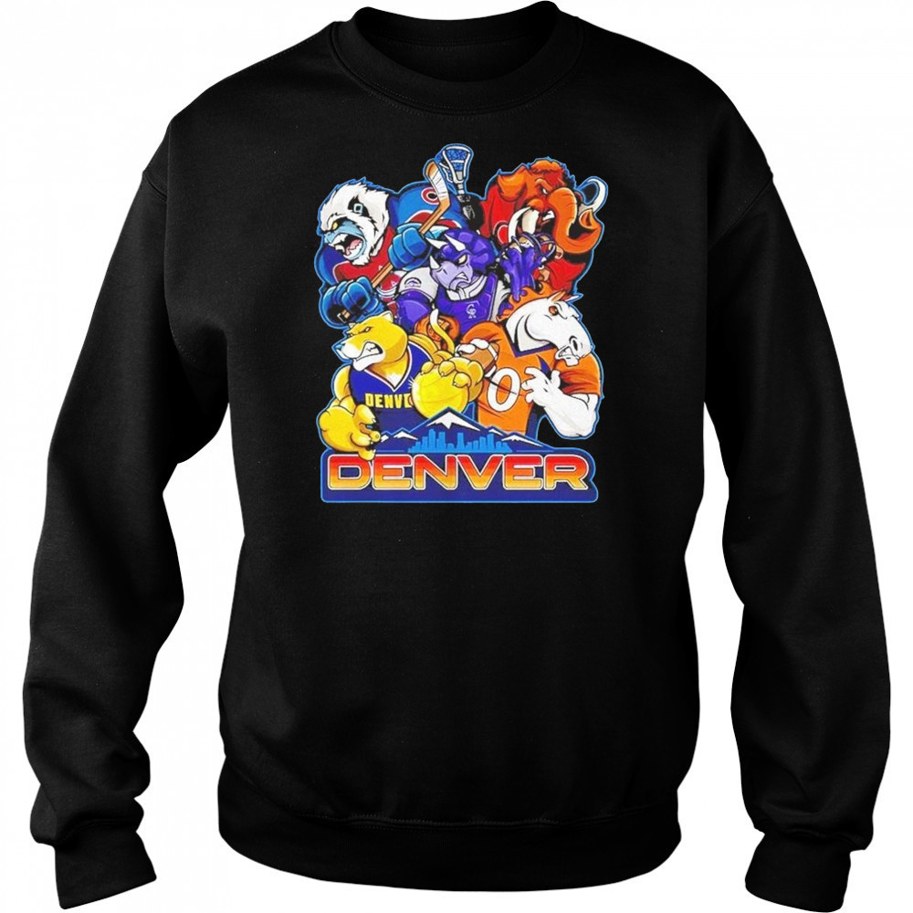 Denver Sports Team Mascot 2025 Shirt Hoodie