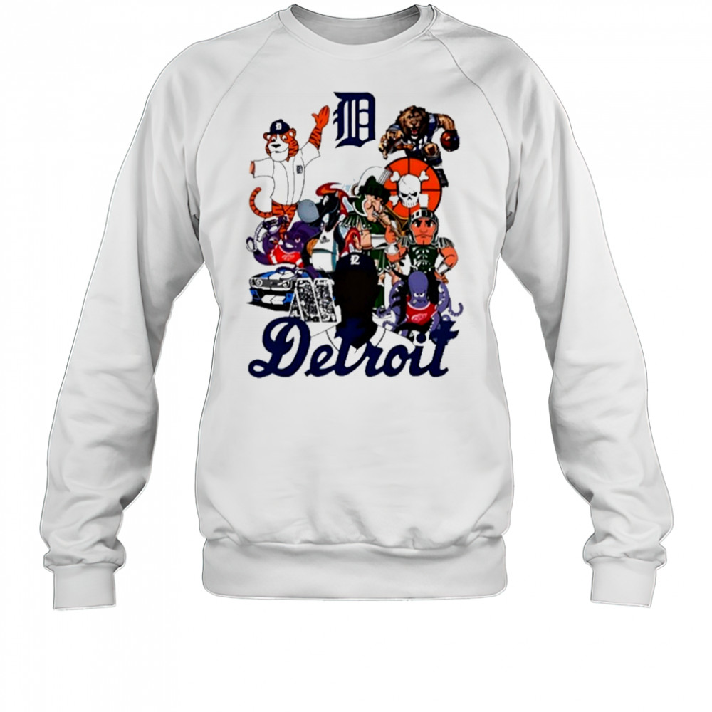 Detroit Mascots Sports Team T-Shirt Sweatshirt
