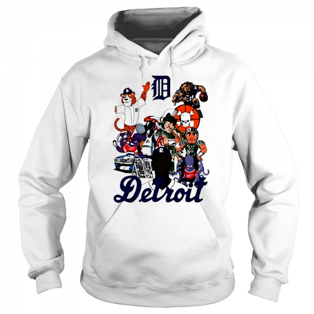 Detroit Mascots Sports Team T-Shirt Sweatshirt