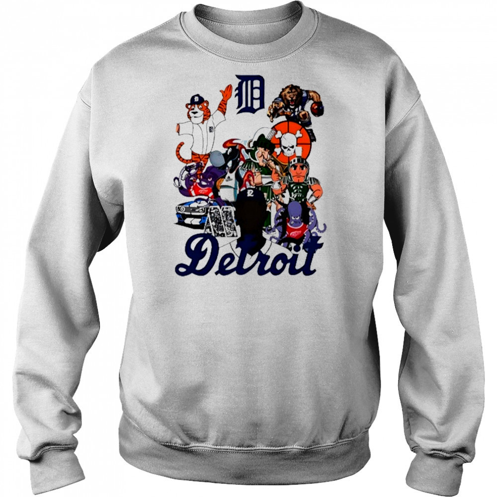 Detroit Mascots Sports Team T-Shirt Hoodie