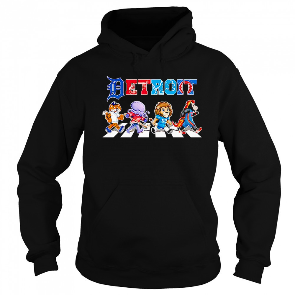 Detroit sports mascot chibi cross road shirt Sweatshirt