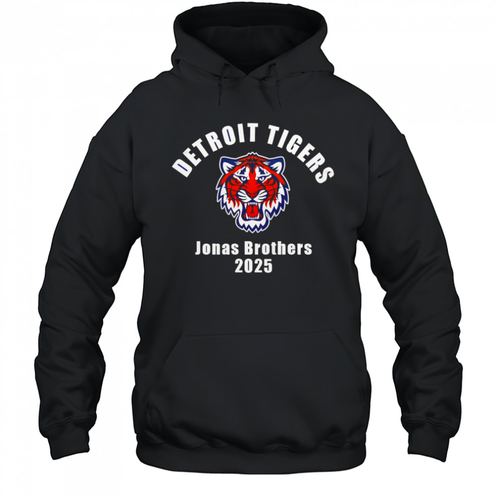 Detroit Tigers Jonas Brothers 2025 shirt Hoodie