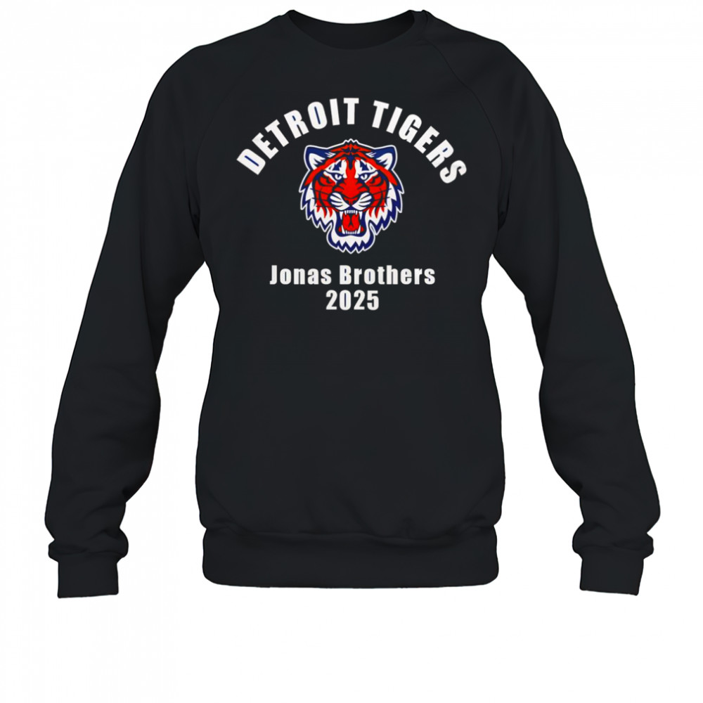 Detroit Tigers Jonas Brothers 2025 shirt Sweatshirt