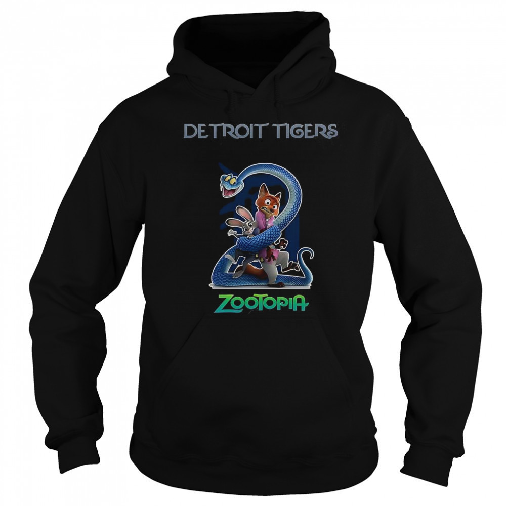 Detroit Tigers Zootopia 2 T-Shirt Sweatshirt