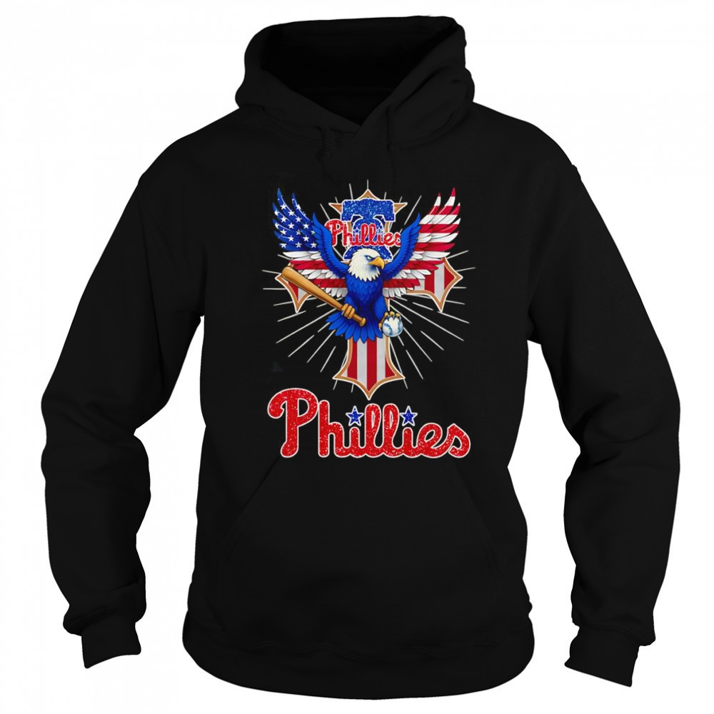 Eagle baseball Philadelphia Phillies American flag shirt Sweatshirt