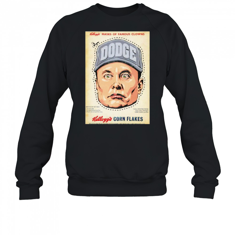Elon Musk Doge corn flakes shirt Sweatshirt