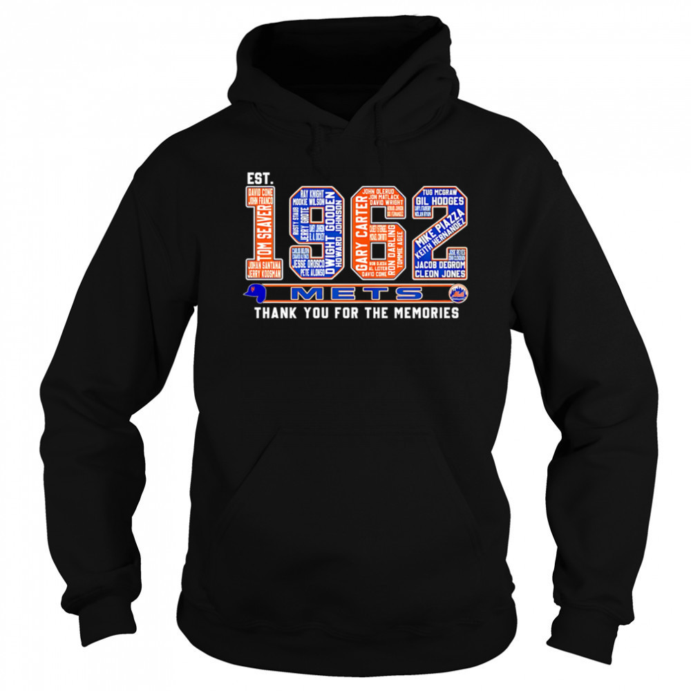 Est 1962 New York Mets Thank You For The Memories shirt Sweatshirt