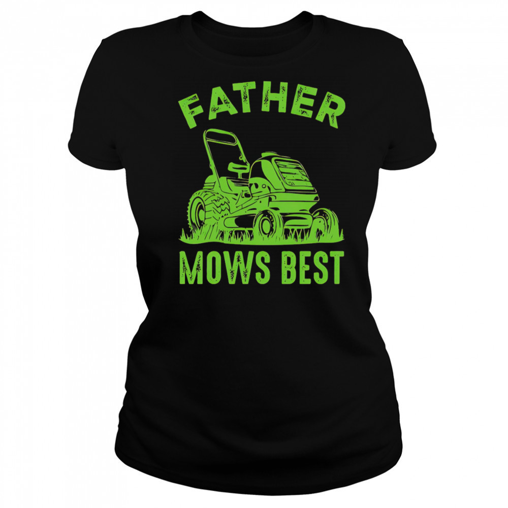 Father Mows Best Retro shirt Women's T-shirt