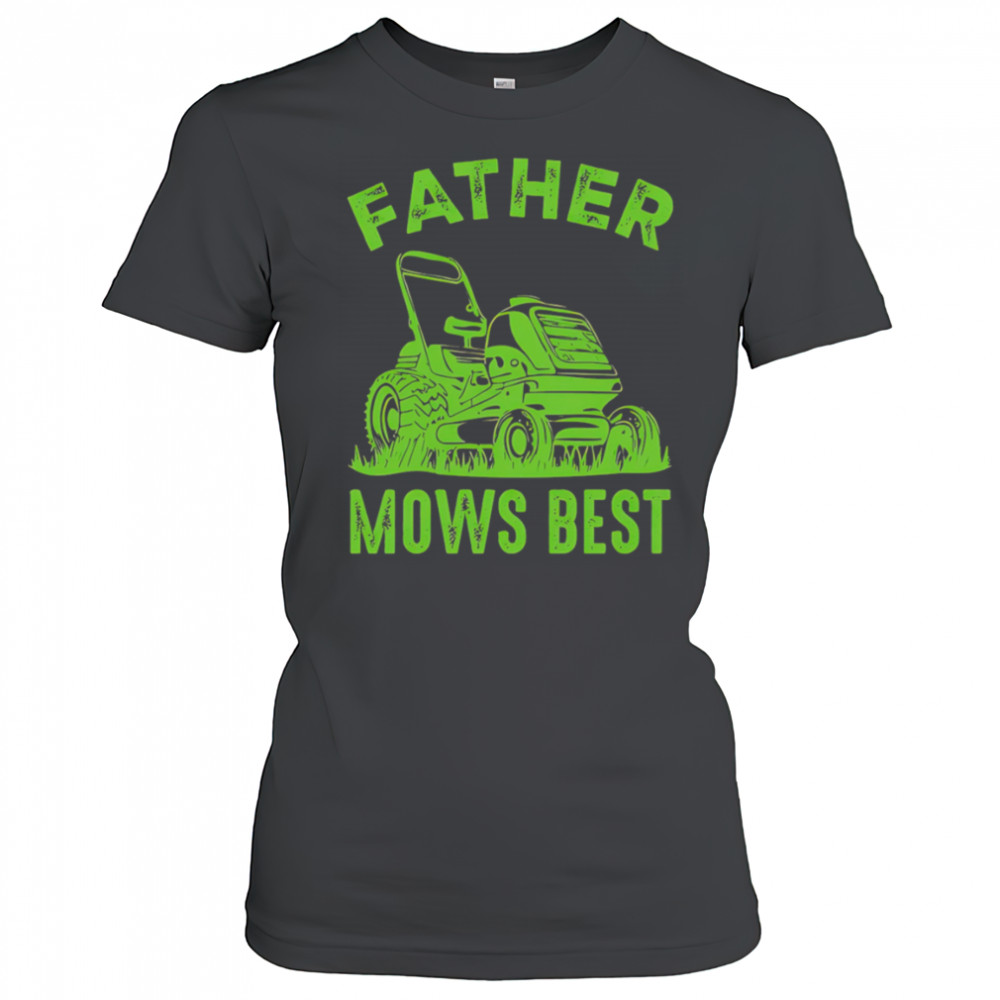Father Mows Best Retro shirt Women's T-shirt