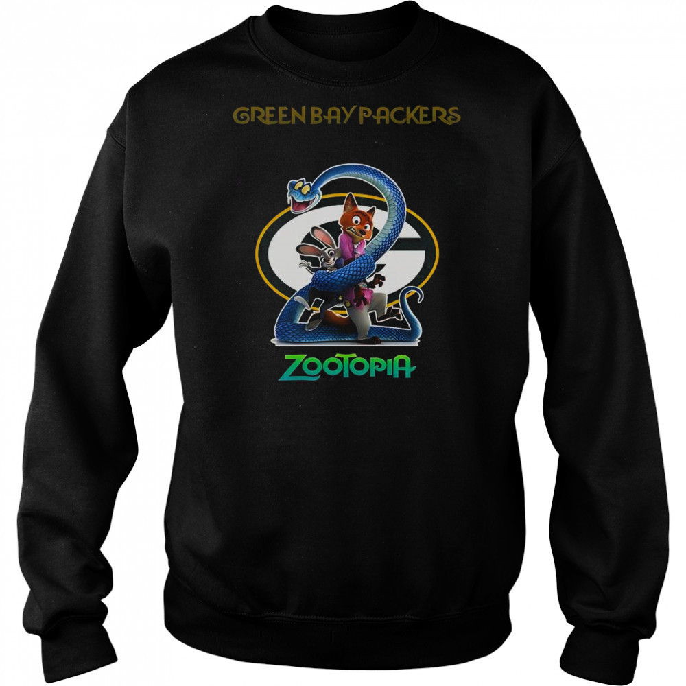 Green Bay Packers Zootopia 2 T-Shirt Hoodie