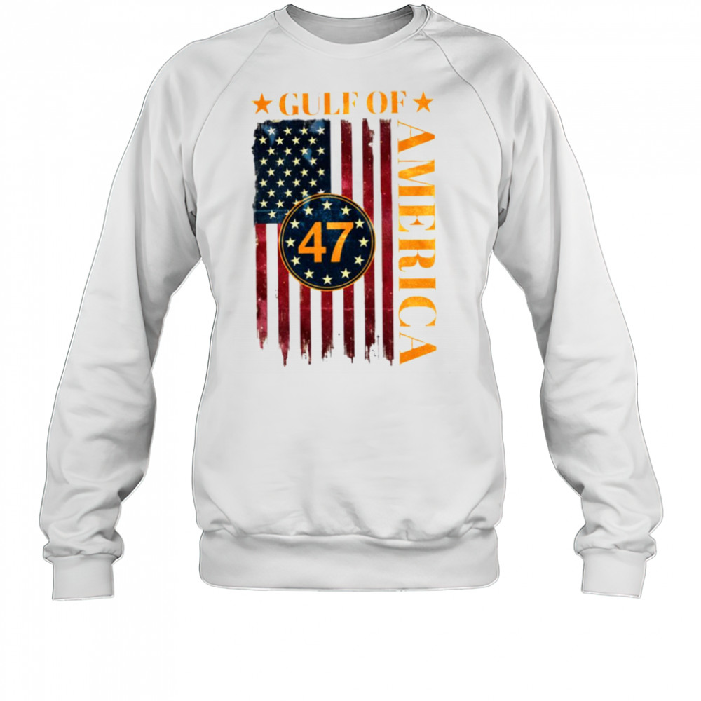 Gulf of America American Flag T Shirt Sweatshirt