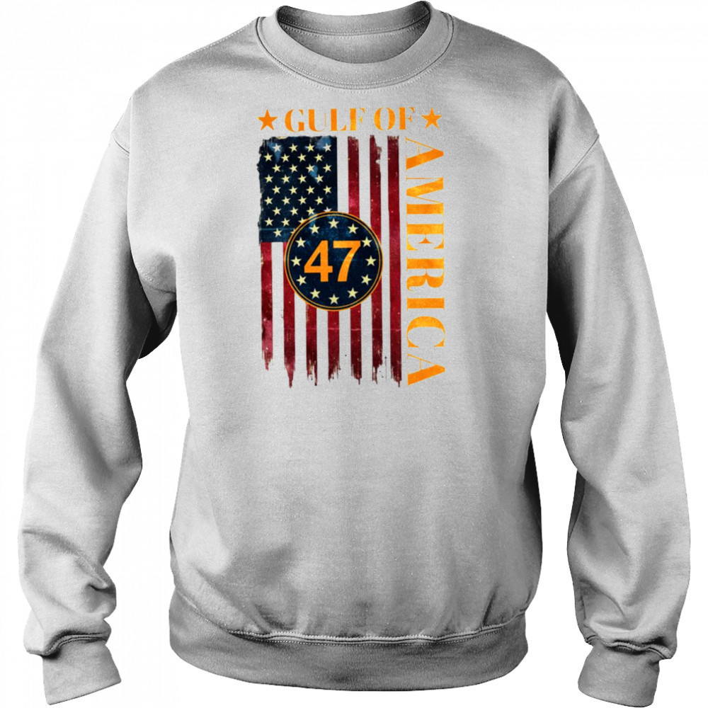 Gulf of America American Flag T Shirt Hoodie