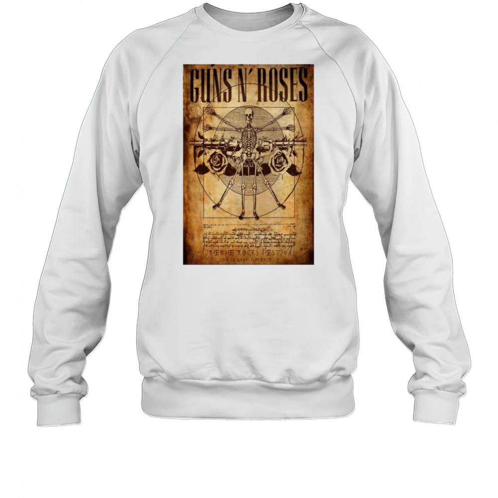 Guns N’ Roses Firenze Rocks Festival June 12 2025 Tour Shirt Sweatshirt