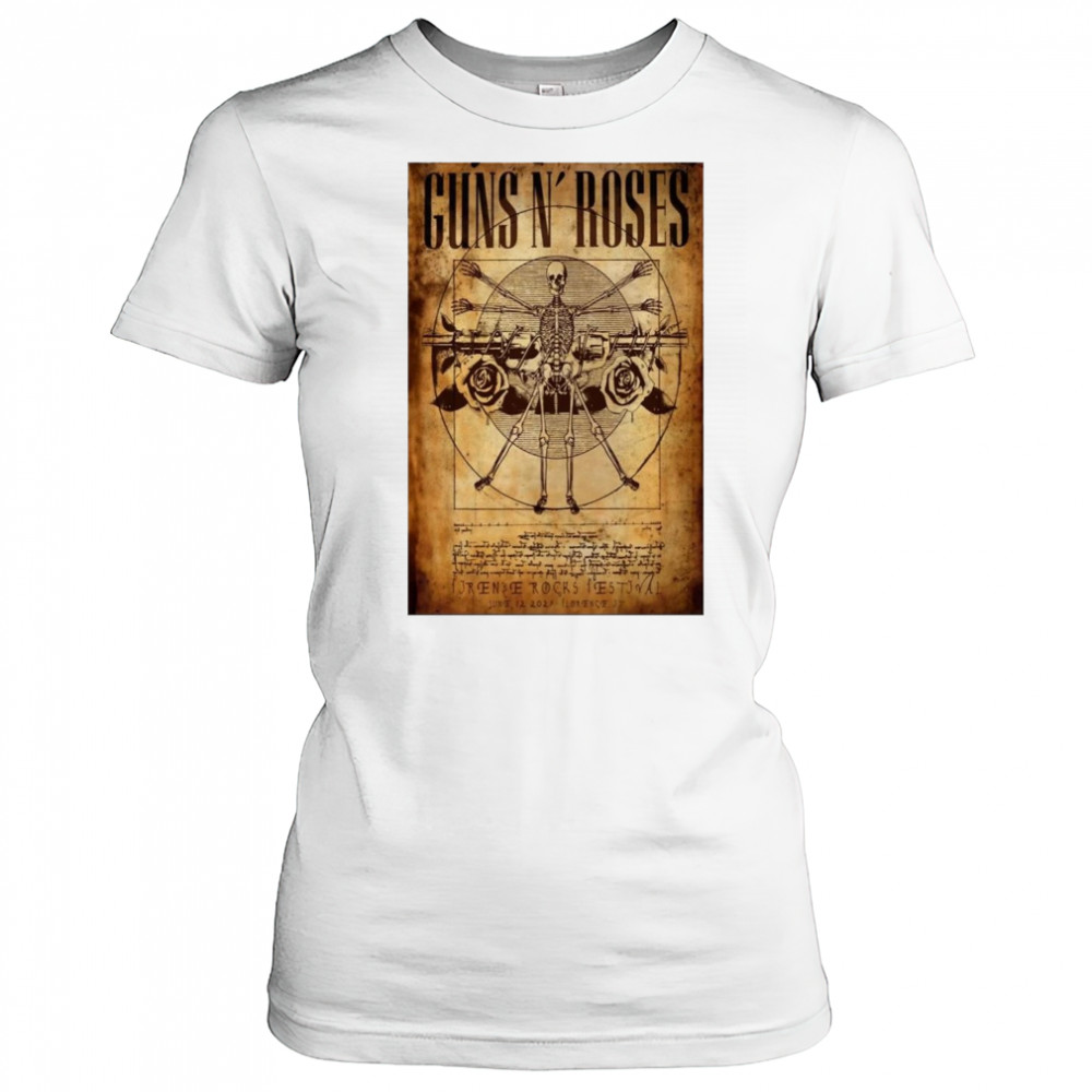 Guns N’ Roses Firenze Rocks Festival June 12 2025 Tour Shirt Women's T-shirt