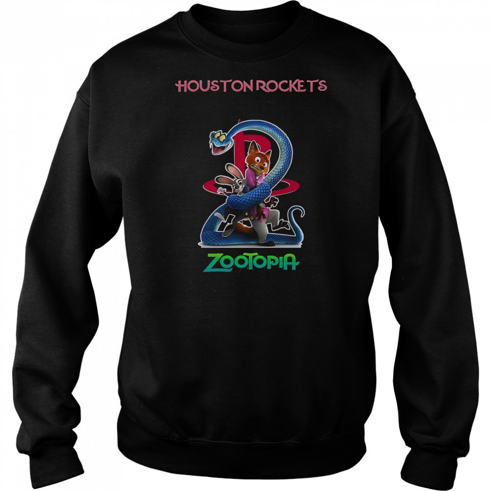 Houston Rockets Zootopia 2 T-Shirt Hoodie