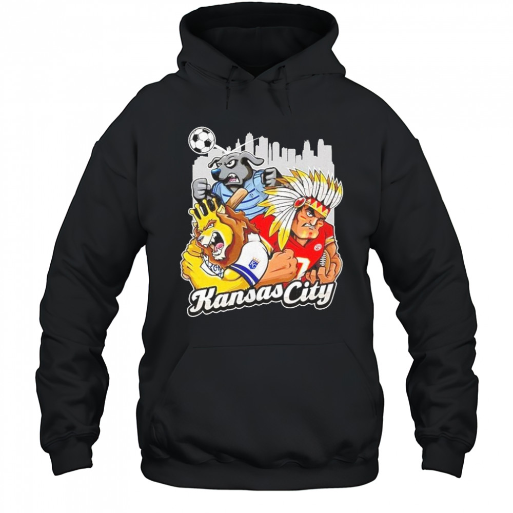 Kansas City Sports Team Mascot 2025 Shirt Hoodie