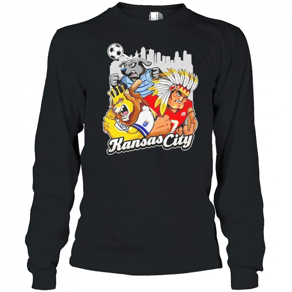 Kansas City Sports Team Mascot 2025 Shirt Long Sleeved