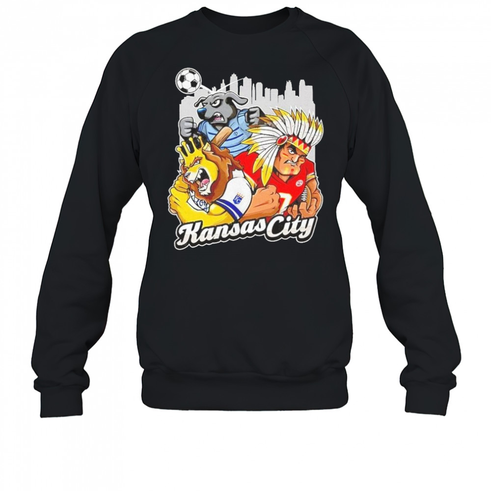 Kansas City Sports Team Mascot 2025 Shirt Sweatshirt