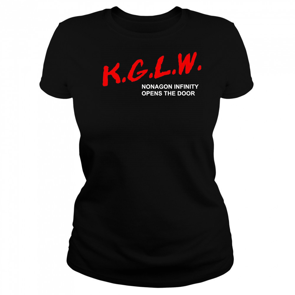 KGLW nonagon infinity opens the door shirt Women's T-shirt