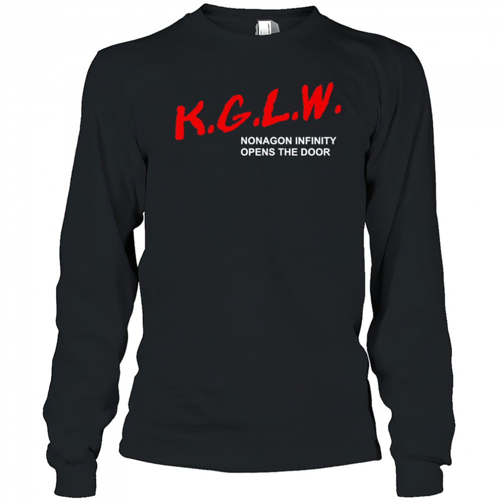 KGLW nonagon infinity opens the door shirt Long Sleeved