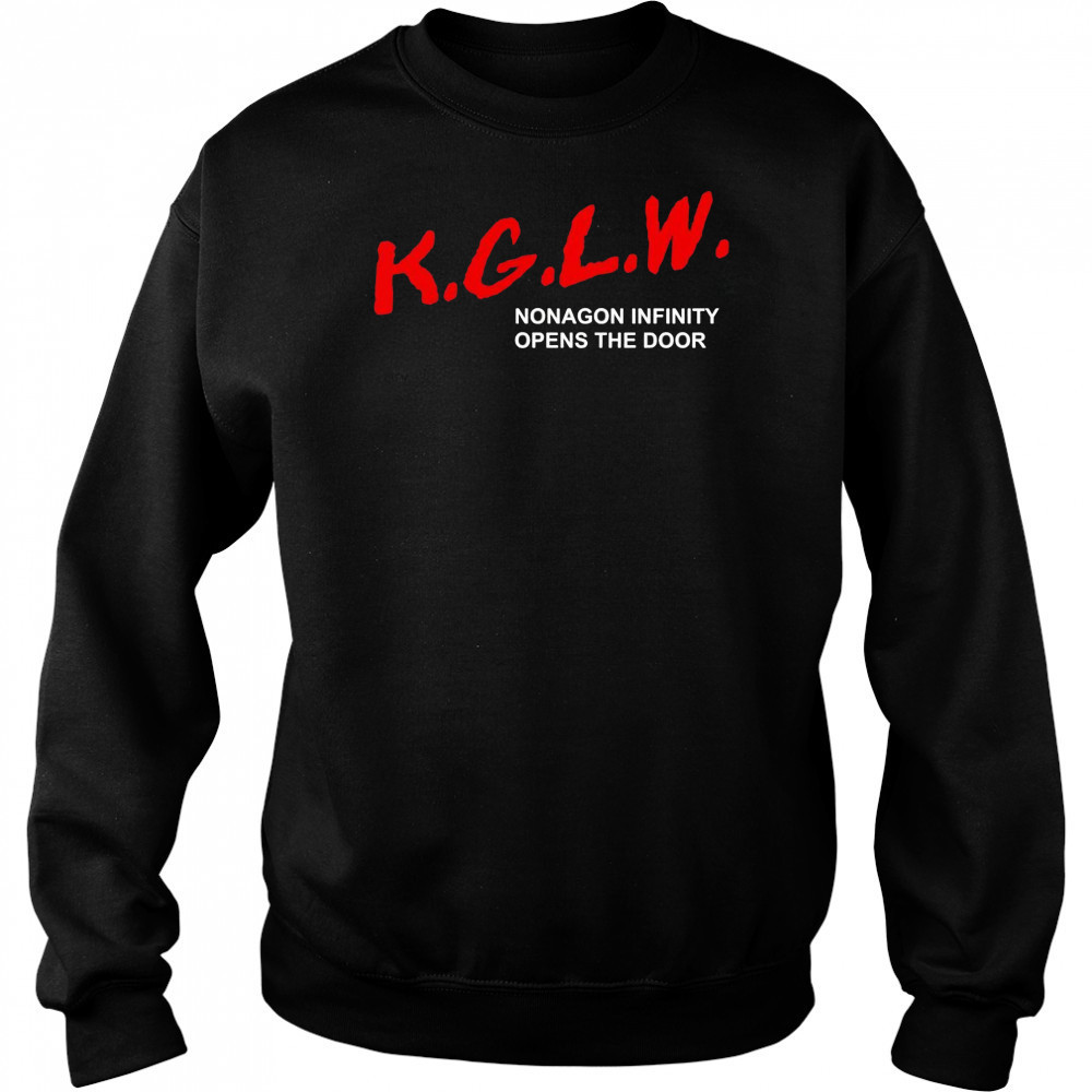 KGLW nonagon infinity opens the door shirt Hoodie