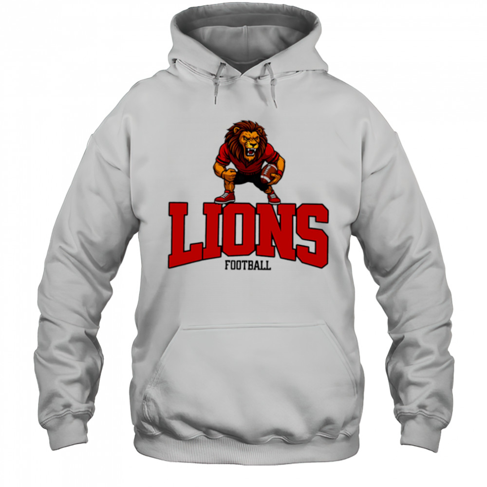 Lions Football Mascot Classic shirt Hoodie