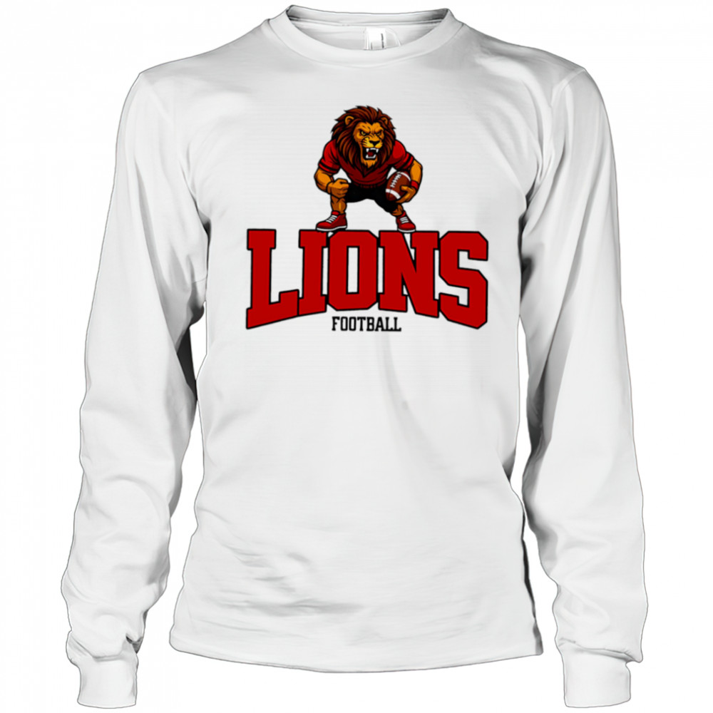 Lions Football Mascot Classic shirt Long Sleeved