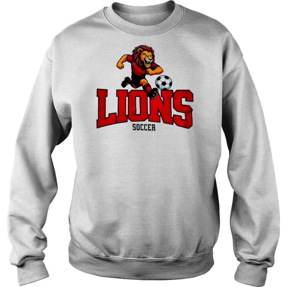 Lions Soccer Mascot Classic shirt Hoodie