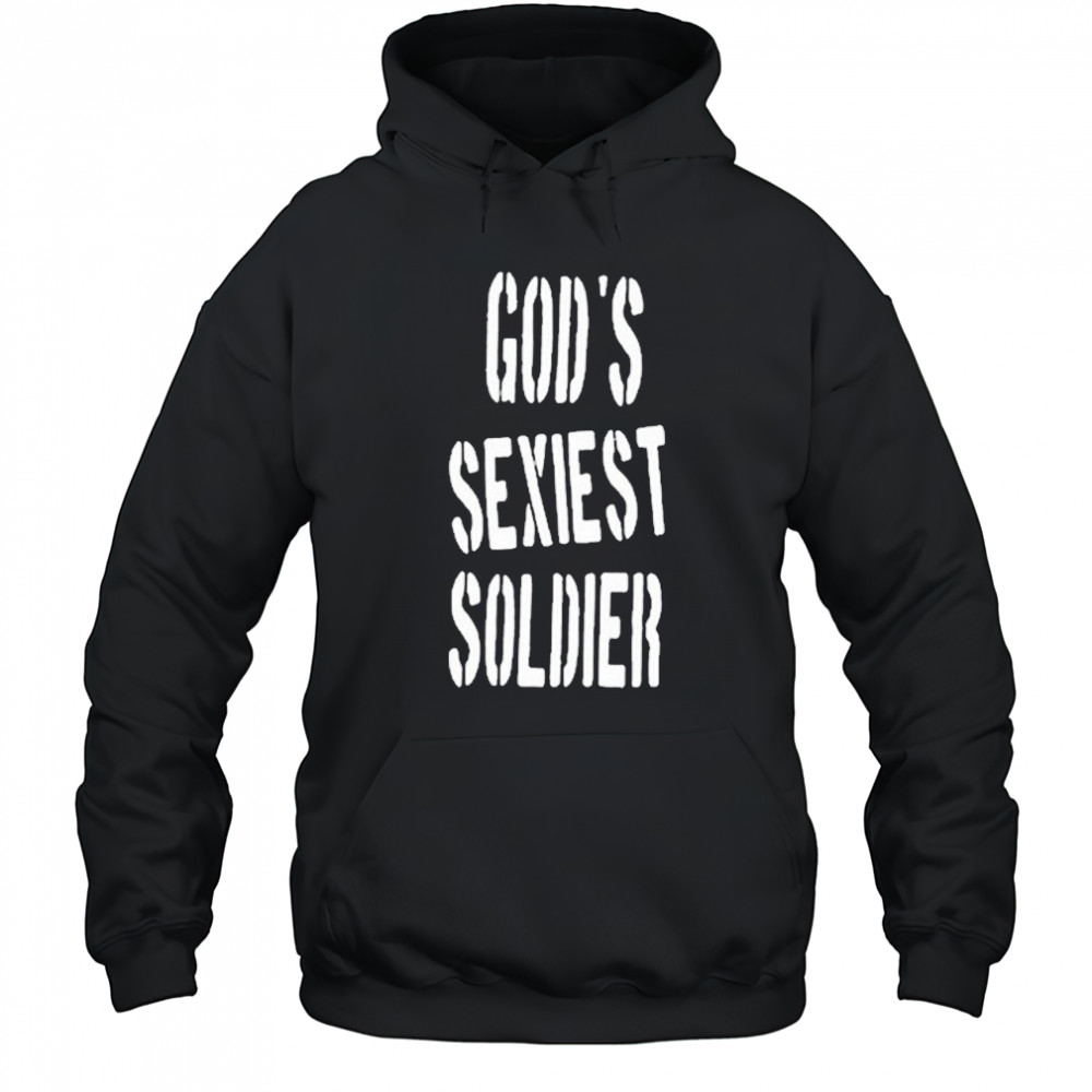 Lizzo Wearing God’s Sexiest Soldier T-Shirt Hoodie