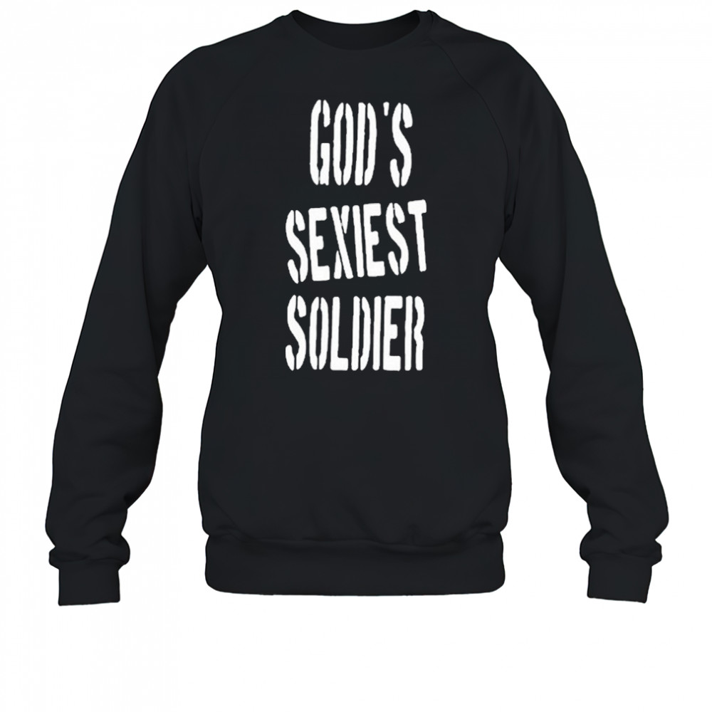 Lizzo Wearing God’s Sexiest Soldier T-Shirt Sweatshirt