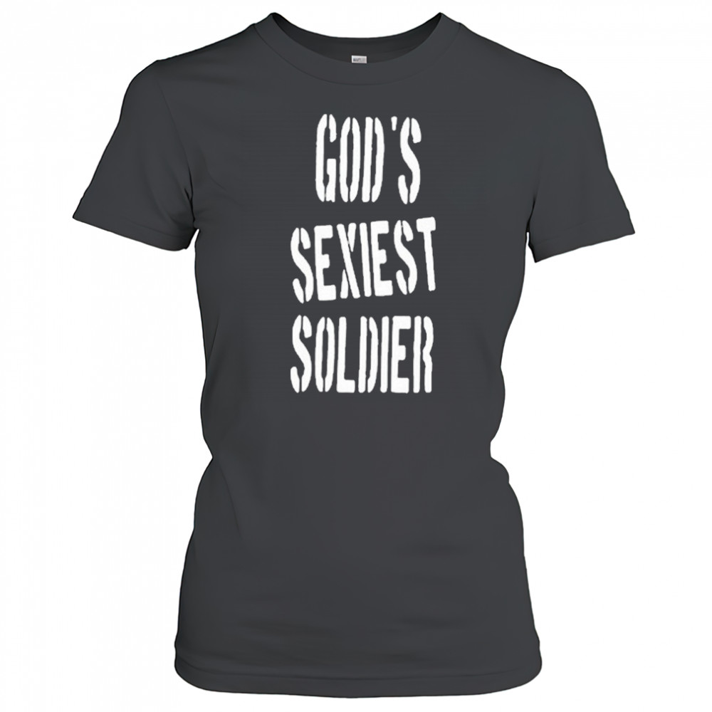 Lizzo Wearing God’s Sexiest Soldier T-Shirt Women's T-shirt