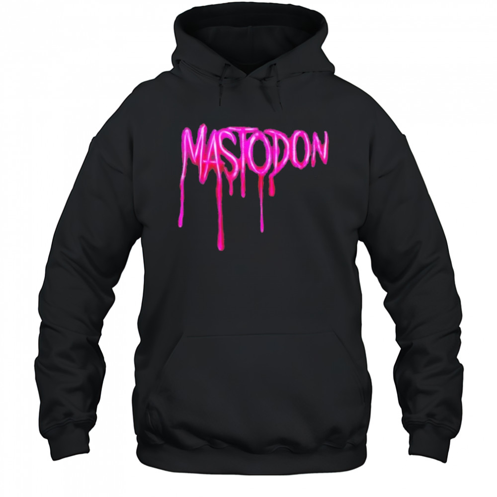 Mastodon Drip Logo T-Shirt Hoodie
